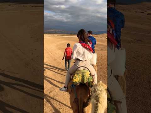 CAMEL RIDE IN MOROCCO😍 #shorts #morocco #camel #camelride