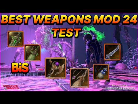 Neverwinter Mod 24 - New Weapons vs. Lionheart vs. Masterwork Testing Bonuses & Damage 2022