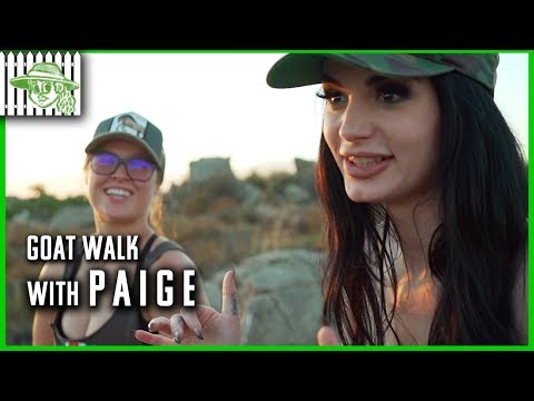 WATCH: Ronda Rousey & Paige Walk Rousey’s Goats And Talk About Life