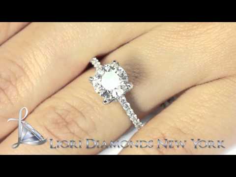 ER-SOLD-043 - 2.66 Carat E-I1 Certified Natural Round Diamond Engagement Ring 18k White Gold