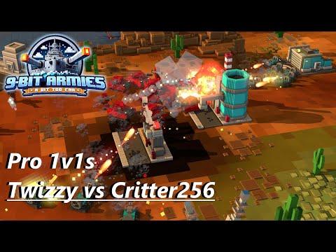 Pro 9-Bit Armies 1v1s Twizzy vs Critter256 | Co-Cast with Jude Dauval