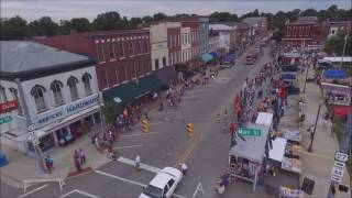 LIBEERTY, INDIANA 4TH OF JULY PARADE JULY, 2ND 2016 AERIAL DRONE VIDEO