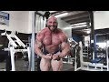 Super Heavy Weight Bodybuilder Ty Young Trains Chest And Arms For North Americas