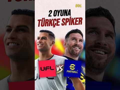 2 Oyuna TÜRKÇE Spiker EKLENDİ! UFL vs e-FOOTBALL!