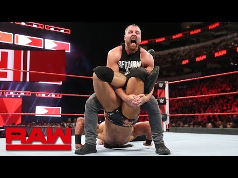 Dean Ambrose vs. Drew McIntyre: Raw, Sept. 17, 2018