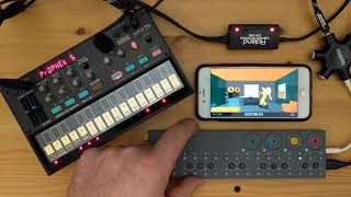 Video thumbnail for Teenage Engineering OP Z & Volca FM with Roland UM-ONE mkII by M C 8 4