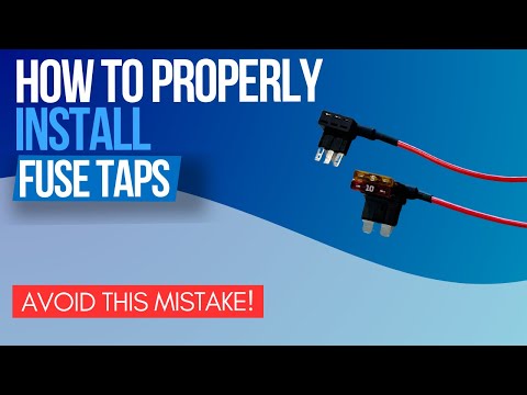 DIY - How to Properly Install Fuse Taps for Dash Cams and Auto Accessories