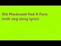 Kidzone Old Macdonald