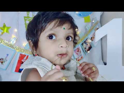 First birthday cake smash celebration ||LITHIKA||