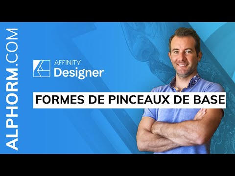 Formes de pinceaux de base sous AFFINITY Designer Vidéo Tuto