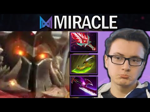 Wraith King Dota 2 7.32 Gameplay Nigma.Miracle with Bloodthorn and Silveredge #dota2 #dota2gameplay