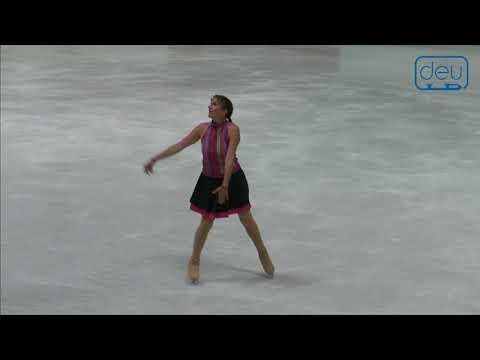 Odile CAVORET. Oberstdorf 2018. Silver Ladies III - Free Skating. 19 place