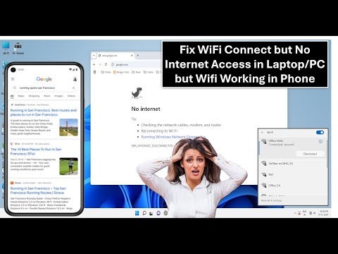 How to Fix WiFi Connected but No Internet Access in Laptop/PC (but Wifi Working in Phone)