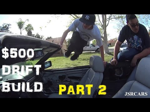 Dropping The Top + Stripping The Interior - $500 Drift Build Part 2