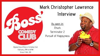 Mark Christopher Lawrence (Chuck, Pursuit of Happyness, Terminator 2) Interview video