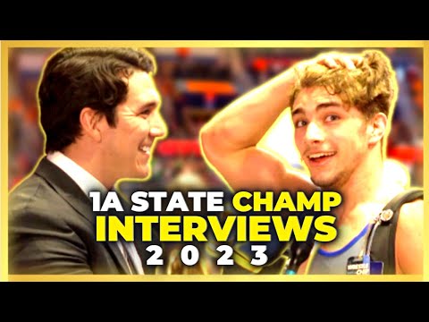 1A Wrestling State Champion Interviews | IHSA