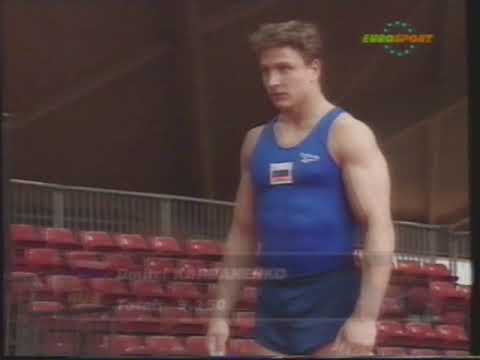 Dimitri Karbanenko (RUS) - European Cup 1993 - All Around - Horse Vault