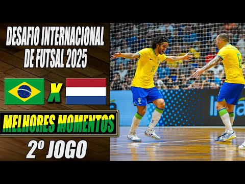 Brasil X Holanda | 2º Jogo | Desafio Internacional de Futsal 2025 (21/12/2025)