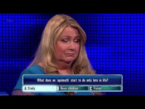 Victoria Gets Her Opsimath Question Right - The Chase