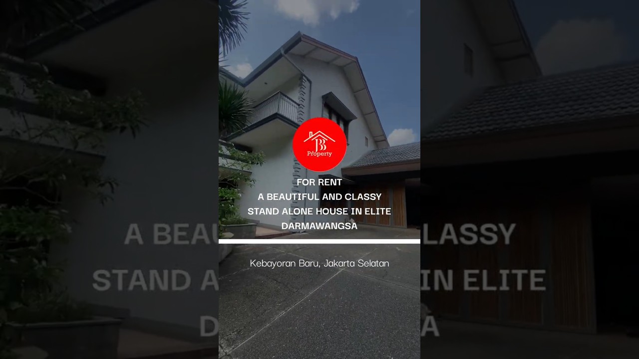 For Rent A Beautiful And Classy Stand Alone House In Elite Darmawangsa Area, Kebayoran Baru Jakarta Selatan