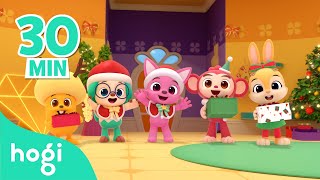 ✨🎅🏼Deck the Halls and more! | Kids Christmas songs &amp; rhymes | Sing Along with Hogi | Pinkfong &amp; Hogi