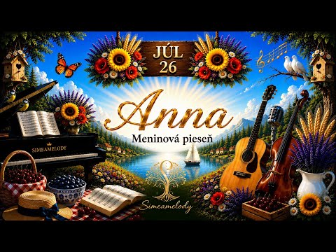 Anna – meninová pieseň 🎶💛🎉 (26.7.) | Simeamelody 