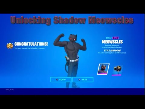 Unlocking Shadow Meowscles | Fortnite