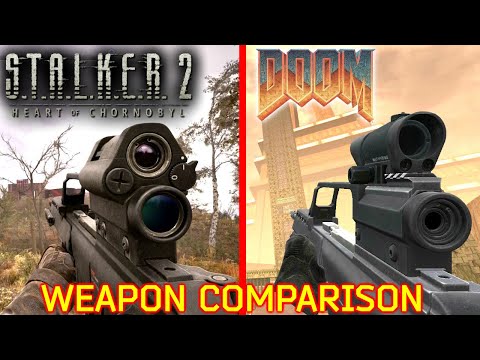 STALKER 2 or DOOM(1993) mod Weapon Comparison | CALL OF DOOM:TARKOV V2