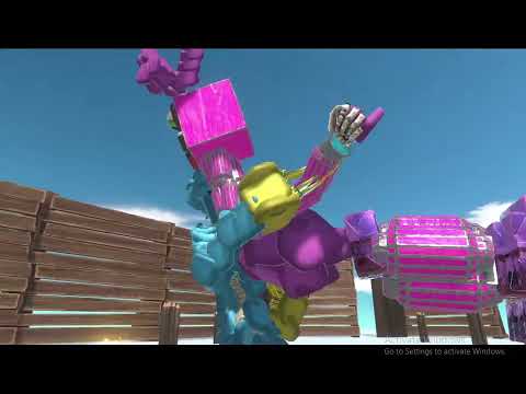 Animal revolt battle simulator huggy wuggy vs mommy long legs