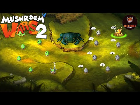 Mushroom Wars 2: Mosquito Of A Dead Man BOSS 1 EXPERT,iOS/Android Walkthrough