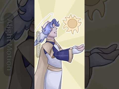 “The Sun Proposed to the Moon” (O Sol E A Lua) || #art #tweening #lore