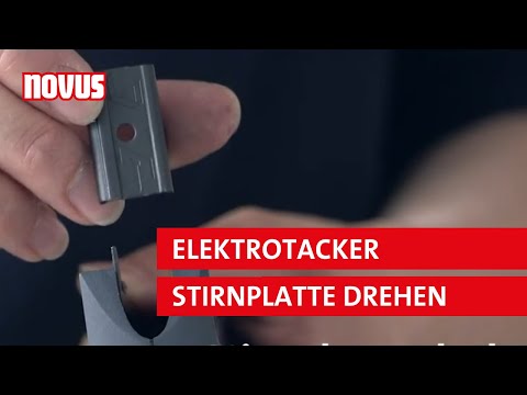 Novus Elektrotacker Wechsel-Stirnplatte | Universal von Novus Wechsel-Stirnplatte