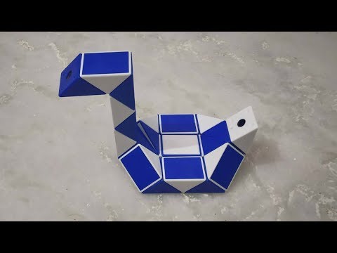 How to Make a Swan on Snake Cube