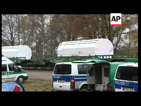 Train carrying nuclear waste reaches end of journey