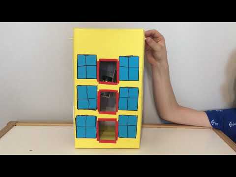 Winda w domku autorstwa Oskara (6 lat) - mama Małgosia S.