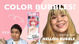 Download lagu Dyeing My Hair with...Bubbles? | Mise en Scene Hello Bubble Ballet Pink Review mp3