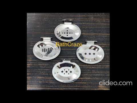 Bath craze ss soap dish with tumbler