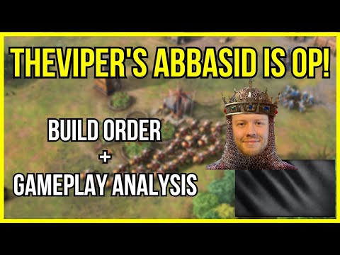 AOE4 | Abbasid Gameplay & Build Order Analysis | TheViper vs Lucifron7