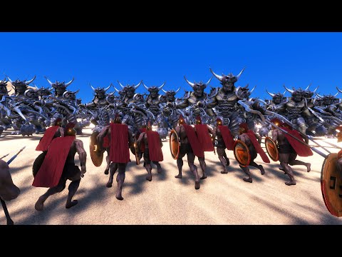 8,000 SPARTANS Vs1000 GIANT OGRE ULTIMATE EPIC BATTLE SIMULATOR UEBS