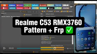 Realme C53 RMX3760 Pattern + Frp bypass with UnlockTool