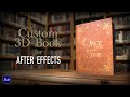 3D Book Storybook Intro After Effects