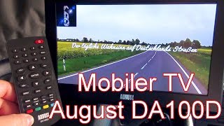 Unboxing und Test vom Mobil-TV - August DA100D - 20% Rabattcode