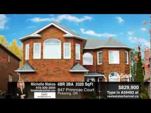 847 Primrose Crt, Pickering - NEW LISTING