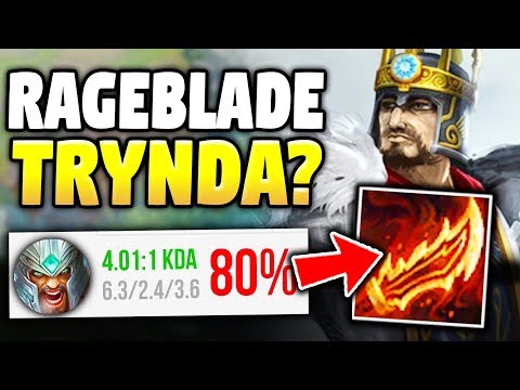 THIS RAGEBLADE TRYNDAMERE SPLIT PUSH STRATEGY IS 100% BROKEN - League of Legends