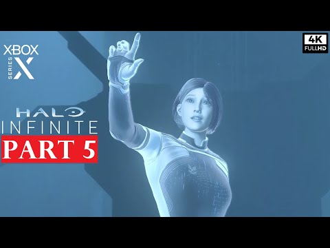 HALO INFINITE Gameplay Walkthrough Part 5 [4K 60FPS XBOX SERIES X] - No Commentary