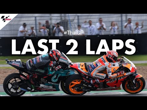 The Champ vs the rookie, their last 2 laps of the 2019 #ThaiGP!