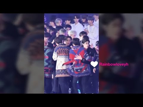 [GOTBANGTAN]  BTS X GOT7 MOMENT @ 181225 #SBS GAYO DAEJUN