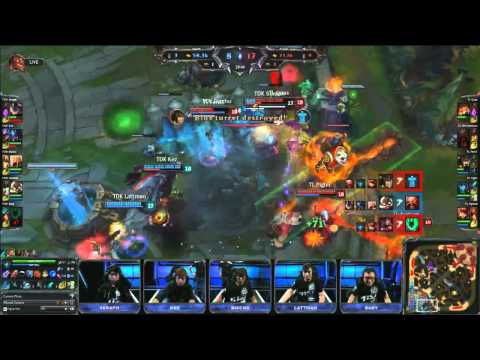 Recap / All Chat - TDK vs Team Liquid - W1D1 NA LCS Summer 2015 - League of Legends