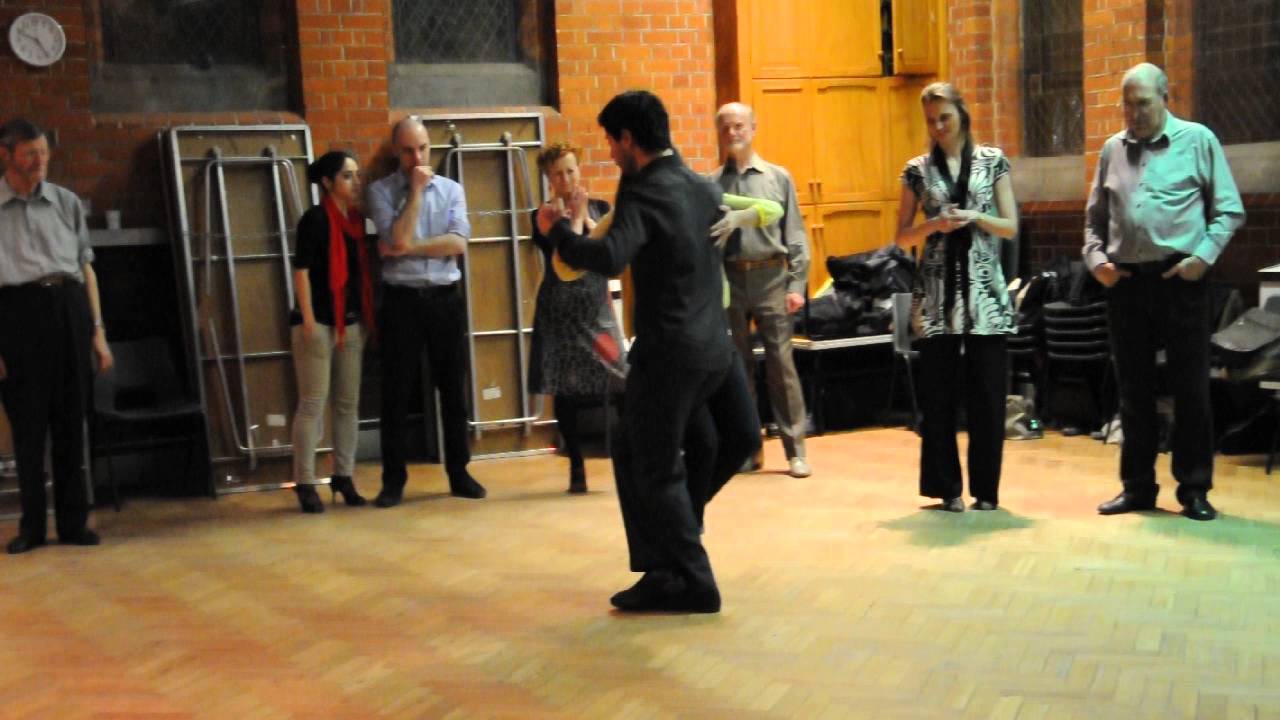 Argentine Tango with Cristian Petitto & Nayla Vacca at Reading Tango Club: men's adornments