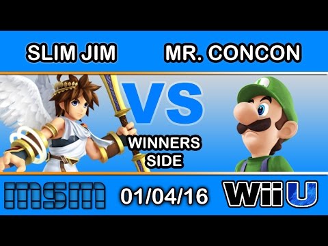 MSM 31 - Slim Jim (Pit) Vs. SCB | Mr. ConCon (Luigi) Winners Side - Smash Wii U